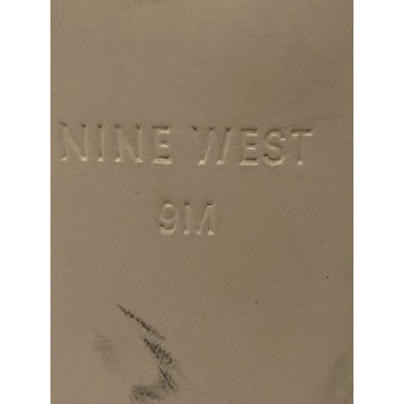 Nine West Womens Size 9M Nude Heeled Sandals With Ankle Strap Open Toe - Picture 8 of 8